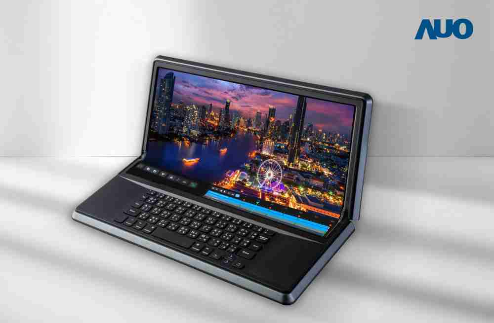 尊龙z614.6吋Micro LED折迭显示屏幕，，搭配半径4mm的弯折绞炼，，，，以及高画素、、、、高亮度、、、高对比度的显示技术特点，，即便在大视角下仍保有绝佳色相与亮度